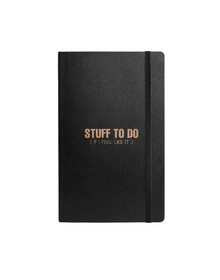 Stuff To Do Journal with Elastic Band (Unruled, 90GSM, A5, 120 Pages)