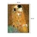 The Kiss by Gustav Klimt (Canvas, Digital Printed) Size: 40 cm x 30 cm-Multi-1-sm