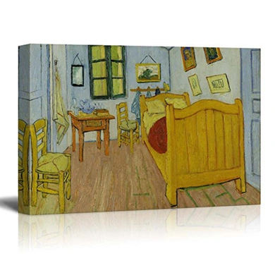 Van Gogh's bedroom in Arles (Canvas, Digital Printed) Size: 30 cm x 40 cm-K008
