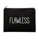 FLAWLESS Multi Purpose Pouch (Cotton Canvas, 20x13cm, Black)-LB020-sm