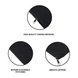 FLAWLESS Multi Purpose Pouch (Cotton Canvas, 20x13cm, Black)-BLACK-20 X 13 cm-Cotton Canvas-1-sm