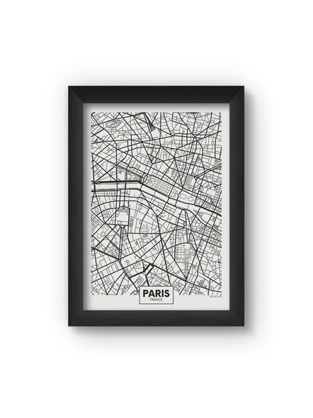 Paris Map Poster-A069