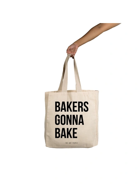 Bakers Gonna Bake Off White Tote -1