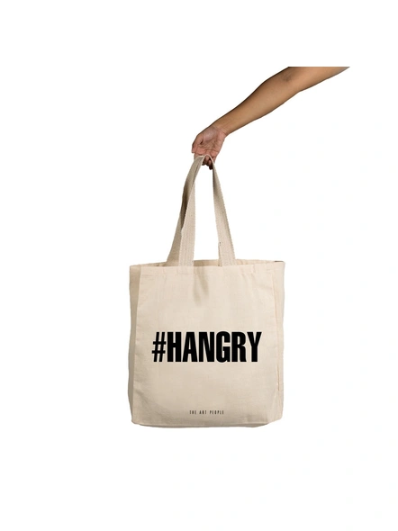 Hangry Off White Tote -1