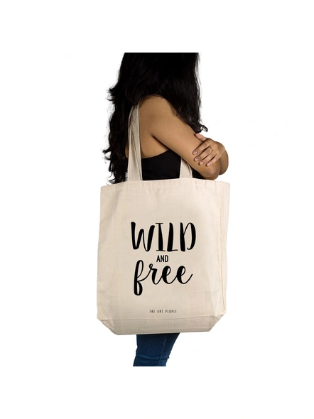 Wild And Free Off White Tote -2