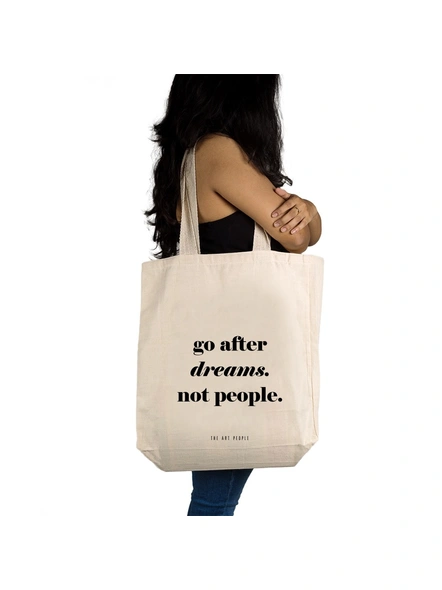 Go After Dreams Off White Tote-2