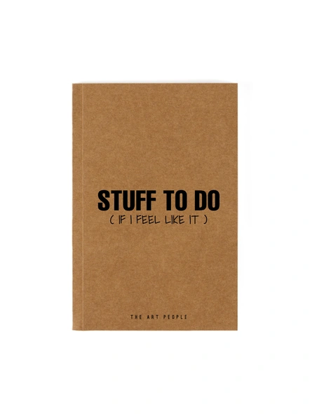Stuff To Do Notebook-D014