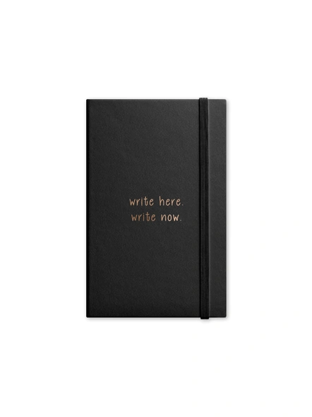 Write Here,Write Now Journal With Elastic Band-E016