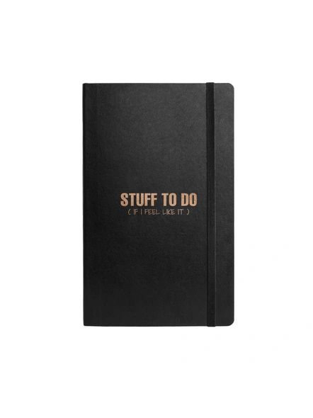 Stuff To Do Journal With Elastic Band-E021