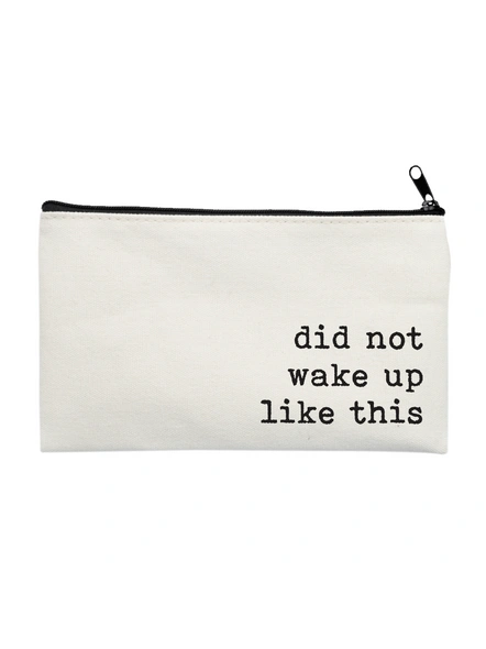 Wake Up White Pouch-L025