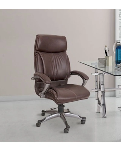 Kash Interio Big Boss Director Chairman Office Chair Brown Colour - Brown |  RDMALL