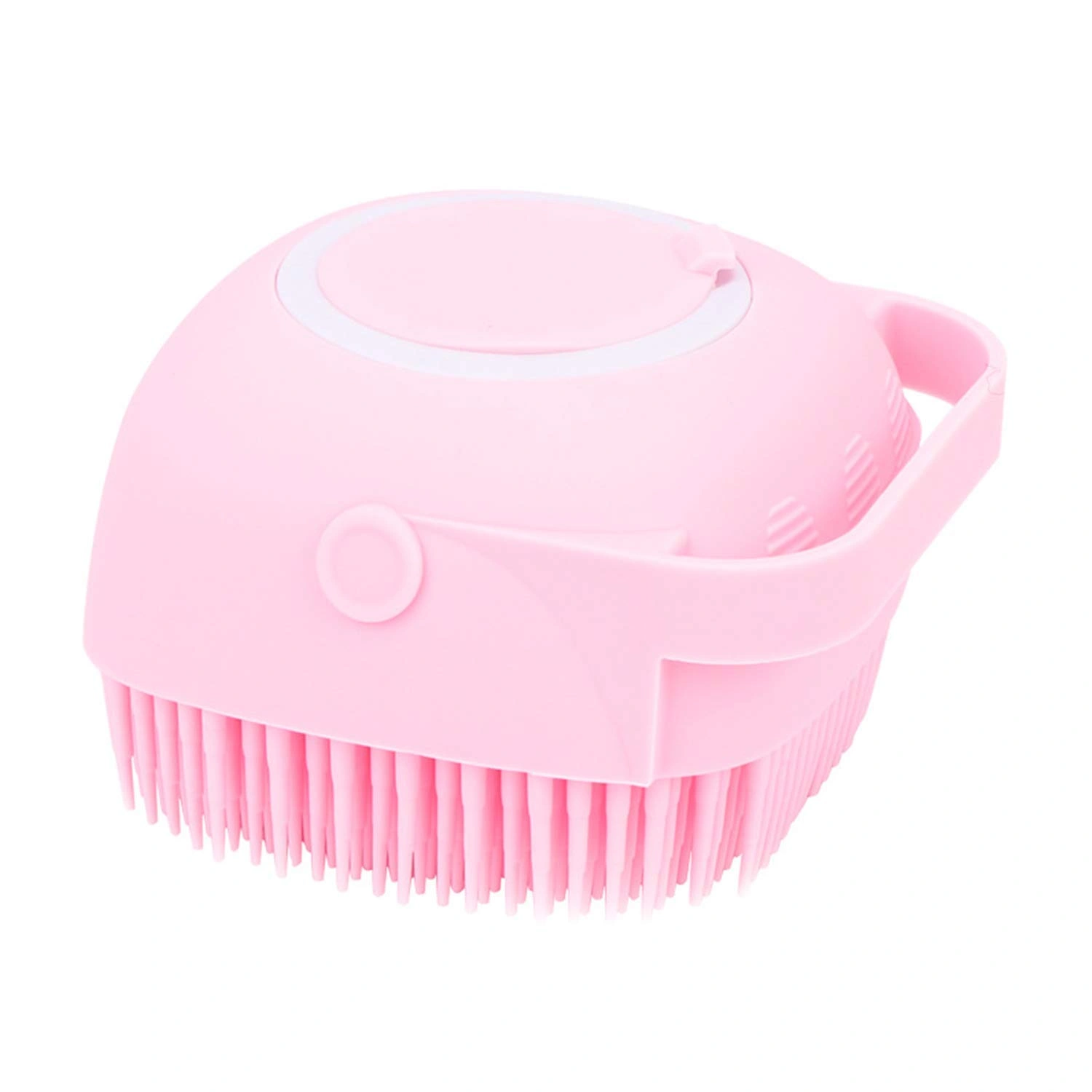 RD MALL Soft Silicone Bath Body Brush with Soap Dispenser Bath Brush With Soap Dispenser, Deep Cleaning, Reusable Loofa for Women Kids-RDHK100092