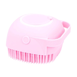 RD MALL Soft Silicone Bath Body Brush with Soap Dispenser,Reusable Exfloliating Body Scrubber for Gentle Skin Massage