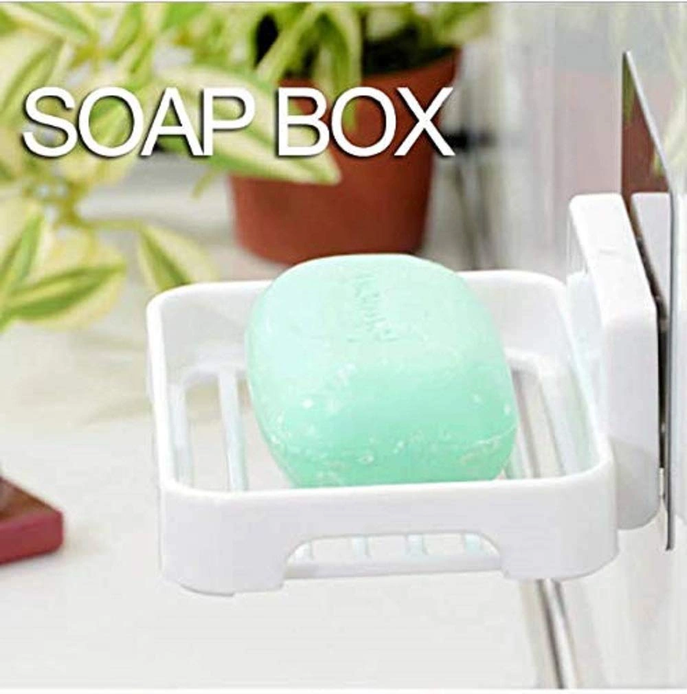 RD MALL Plastic Self-Adhesive Waterproof Soap Holder Wall Mounted No Drilling Bathroom Kitchen Soap Holder (Multicolor, 1 Piece)RD MALL Plastic Self-Adhesive Waterproof Soap Holder Wall Mounted No Drilling Bathroom Kitchen Soap Holder (Multicolor, 1 Piece)-1