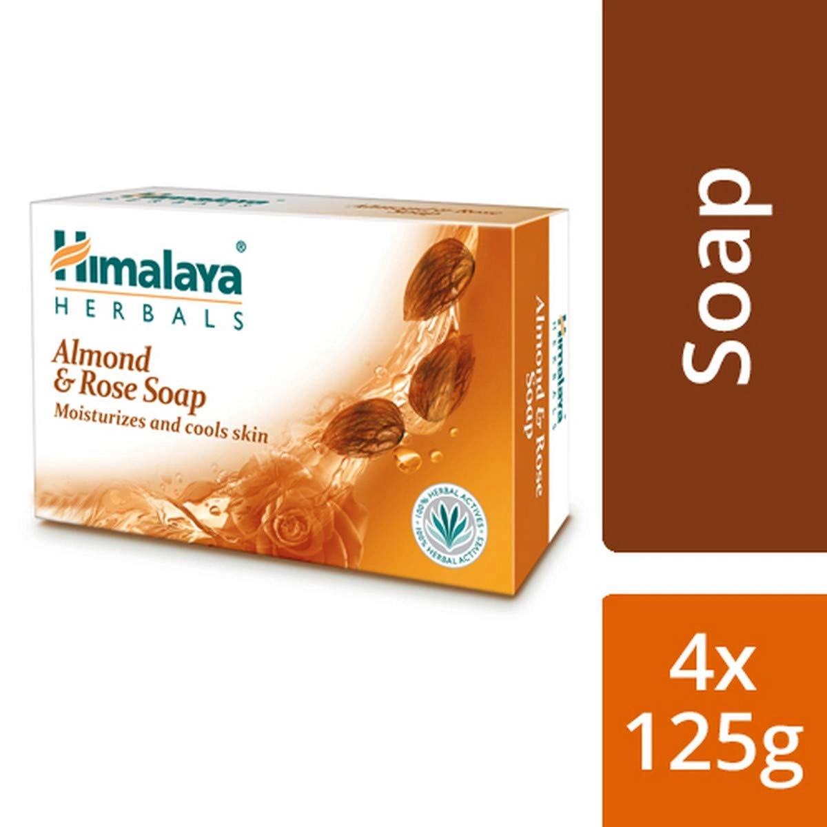 Himalaya Herbals Soap, Almond and Rose, 125g (Pack of 4) &amp; Himalaya Complete Care Toothpaste - 150 g (Pack of 2)-1