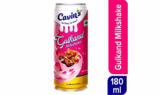 Cavin's Gulkand Milkshake 180 ml (Can)