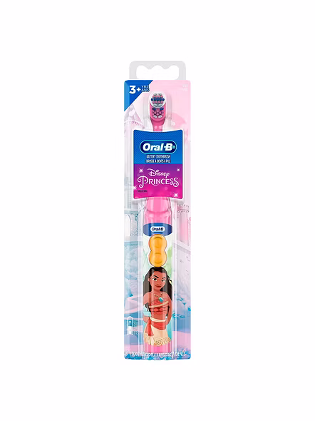 Oral B Pro-Health Stages Power Battery Toothbrush for Kid, Manual with color Pink - 1 Each