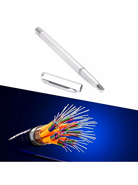 Machinist Tool, Metal Engraving Tool Small Carbide Steel Pen Type Replaceable for Ceramics for Glass for Metal Sheet(Silver Flat Mouth)