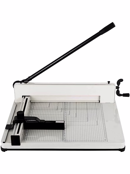 12'' Guillotine Paper Cutter, Heavy Duty A4 Trimmer Machine with Commercial Metal Base and 400 Sheet Large Capacity for Home and Office, Paper Trimmer (Assorted Color)