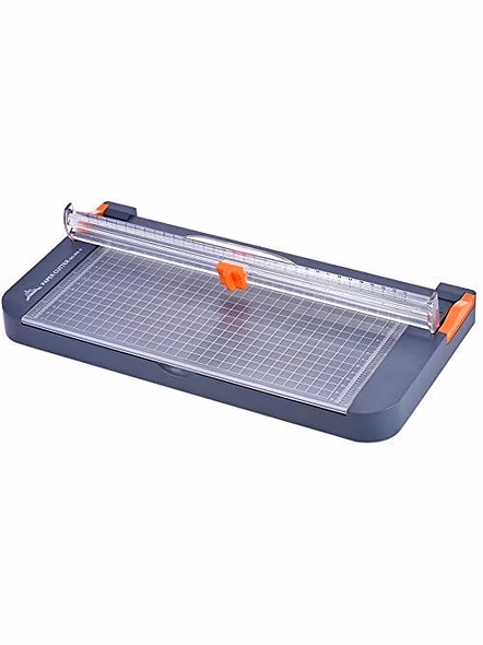 Multi Functional Portable Craft Paper Trimmer Paper Cutter with Built in Stationery Case Storage Box Paper for Home, Office, Photo Studio | A4 Size Portable Paper Trimmer Cutter(Multi Color)