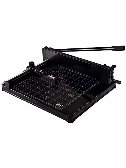12&#039;&#039; Guillotine Paper Cutter, Heavy Duty A4 Trimmer Machine with Commercial Metal Base and 400 Sheet Large Capacity for Home and Office, Paper Trimmer (Assorted Color)