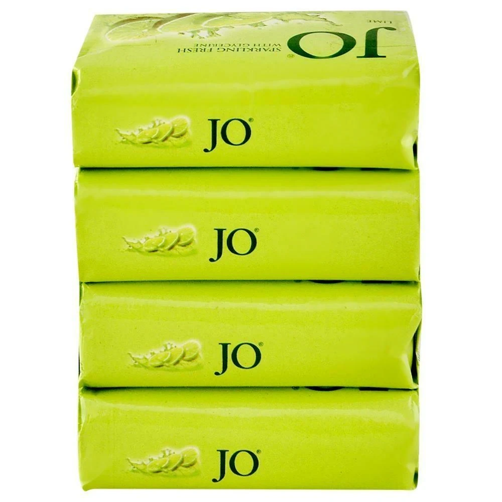 Jo Lime Sparkling Fresh Soap with Glycerine 150 g (Pack of 4)-1