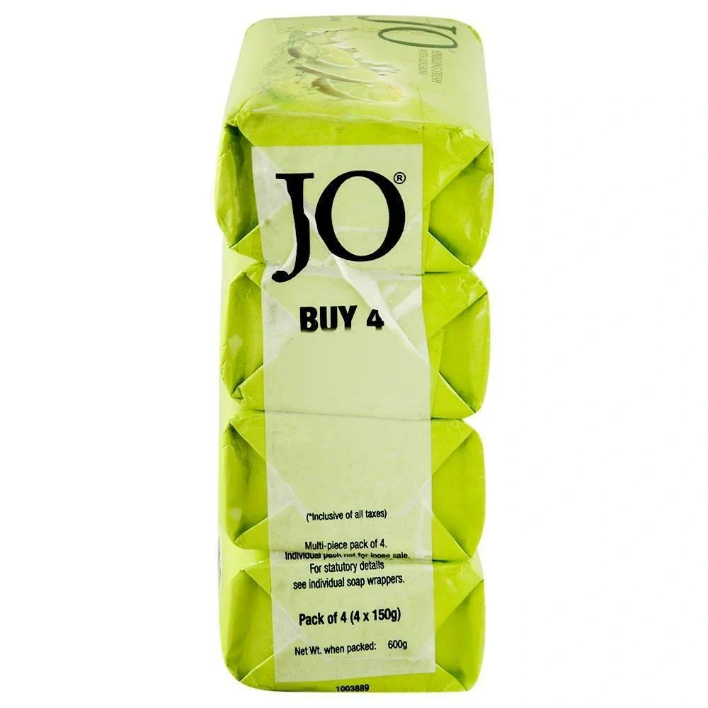 Jo Lime Sparkling Fresh Soap with Glycerine 150 g (Pack of 4)-2