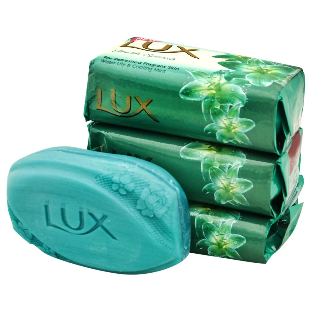 Lux Fresh Splash Bar Soap with Cooling Mint &amp; Water Lily 150 g (Pack of 3)-1