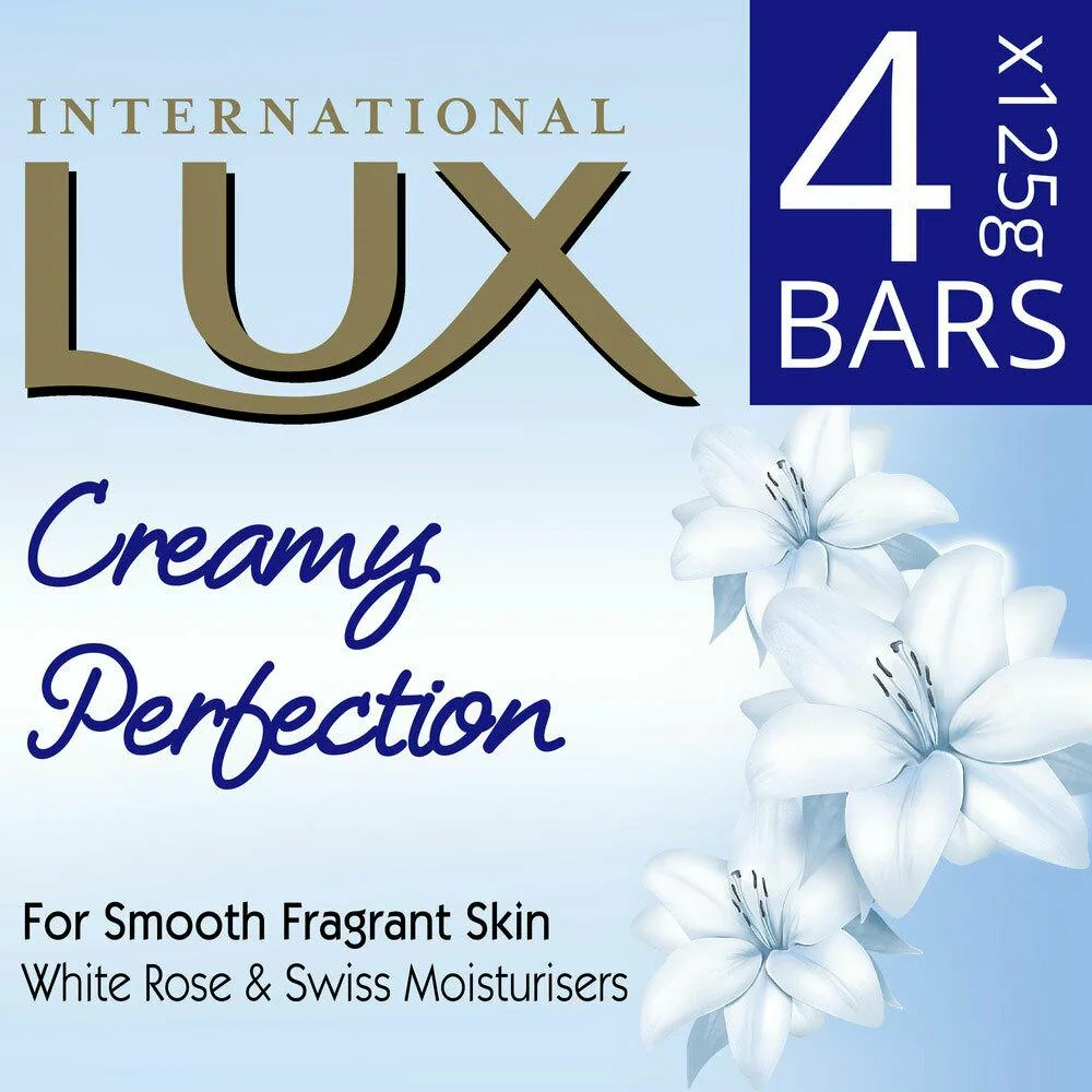 Lux International Creamy Perfection Soap 125 g (Pack of 4)-4