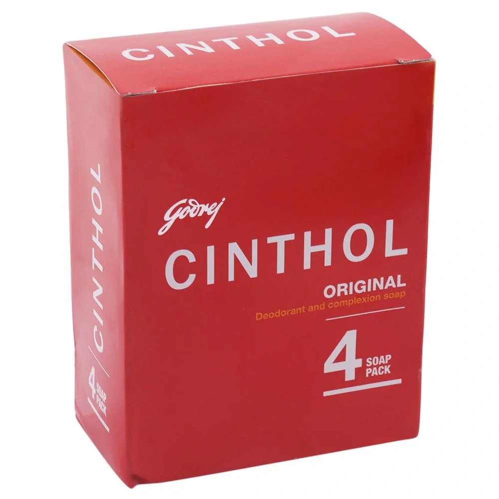 Cinthol Original Deo &amp; Complexion Soap 100 g (Pack of 4)-1