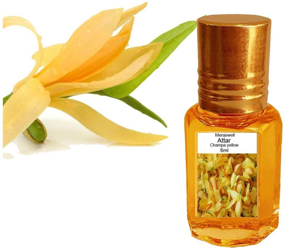 Menjewell Pack of The Nag Champa 6ml &amp; The Raat ki Rani 6ml Natural Itra/Attar/ Perfume Floral Attar-2