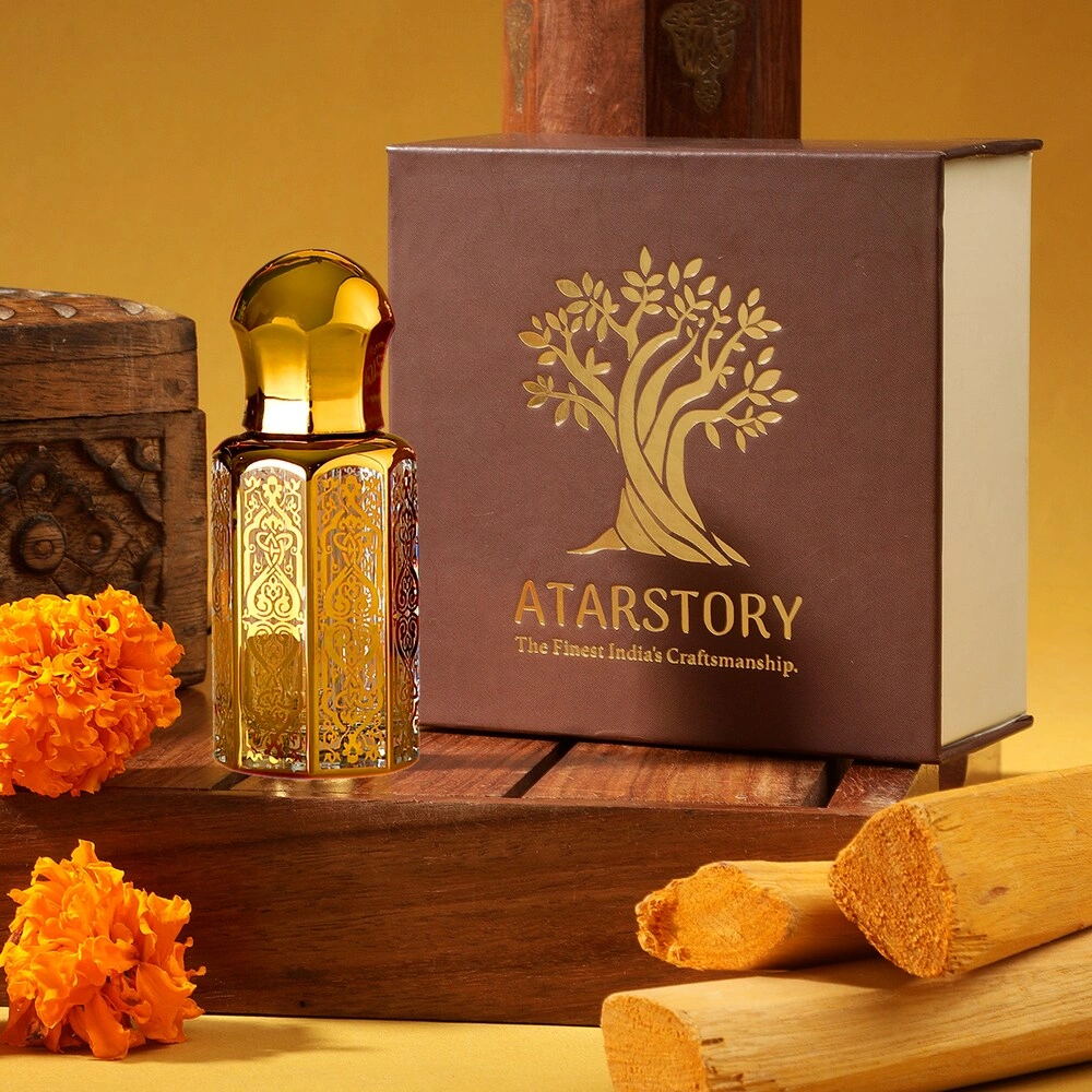 ATARSTORY Kesar Chandan Attar Alcohol Free Long Lasting Fragrance | Attar Oudh for Men and Women-1