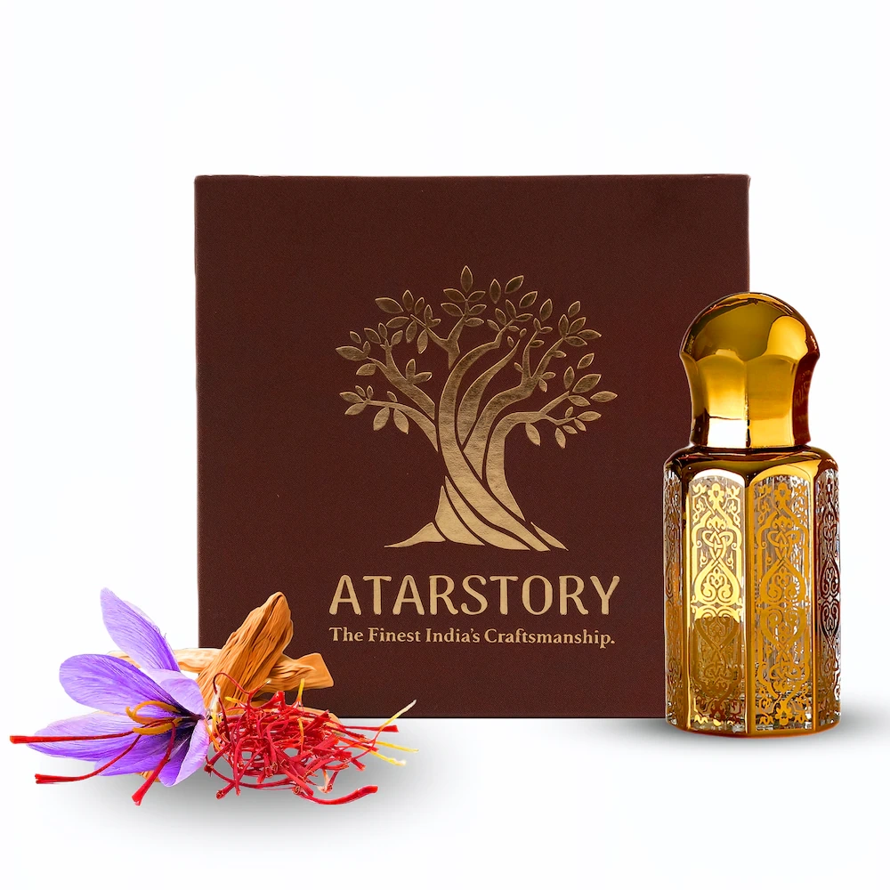 ATARSTORY Kesar Chandan Attar Alcohol Free Long Lasting Fragrance | Attar Oudh for Men and Women-RDPC101421