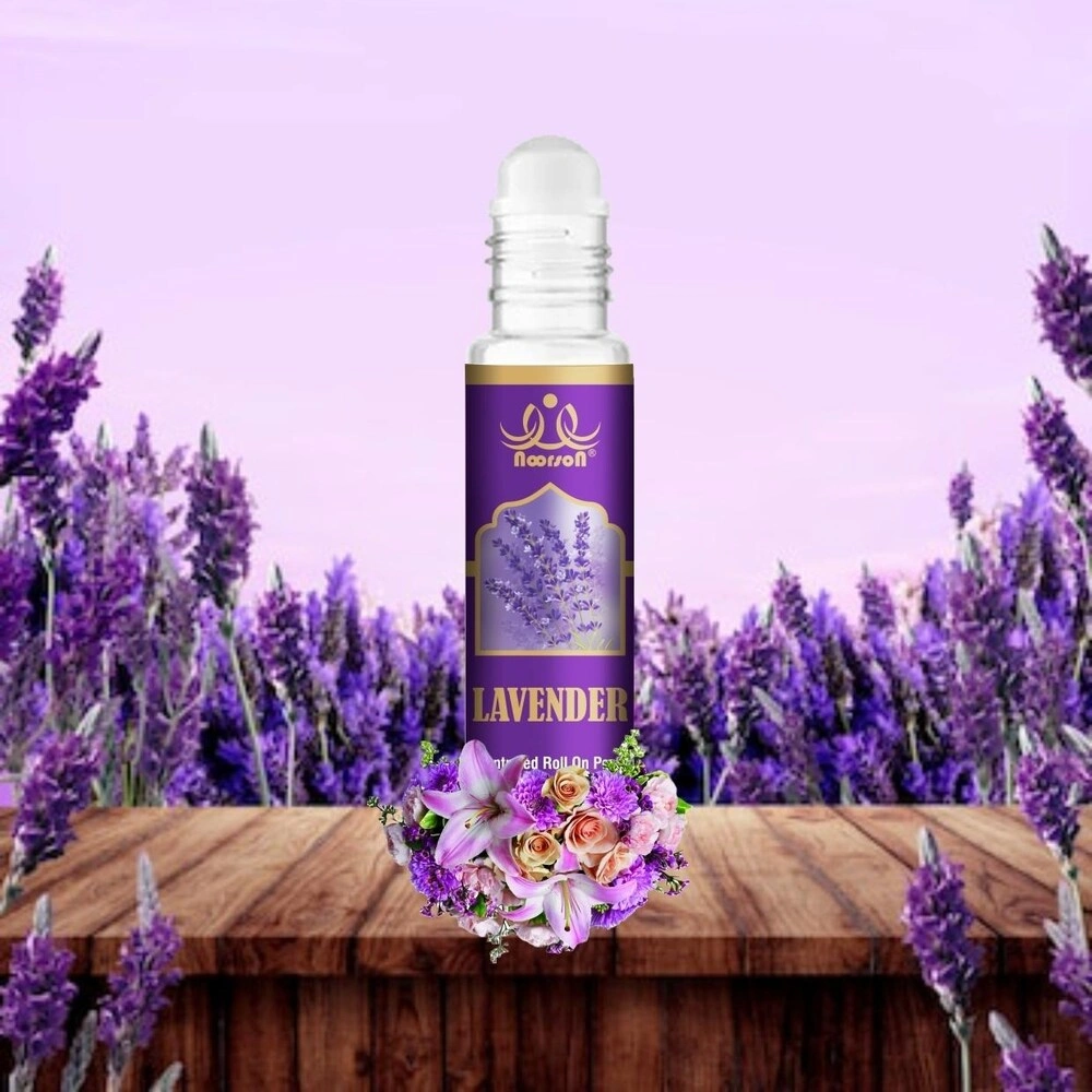 Noorson Lavender Attar Perfume for Unisex - Pure, Natural Long Lasting Etra, Ittar Herbal Attar 8 ML-1