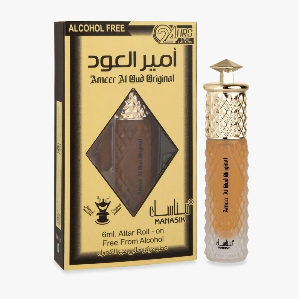 MANASIK Qasr Al Oud, Rahal I, Saphire Blue And Rahal Ii Aqd Floral Attar (Pack Of 4)-2