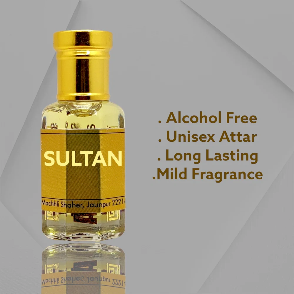 Ali Perfumes Sultan Attar Mild Woody Fresh Long Lasting Aroma For Men and Women 6ML-1