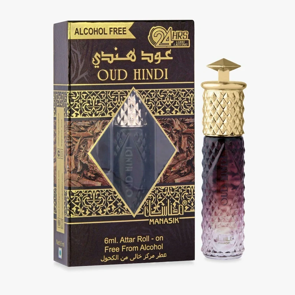 MANASIK Burj, Bushra, Bravo And Blue Bayman Aqd Floral Attar (Pack Of 4)-1