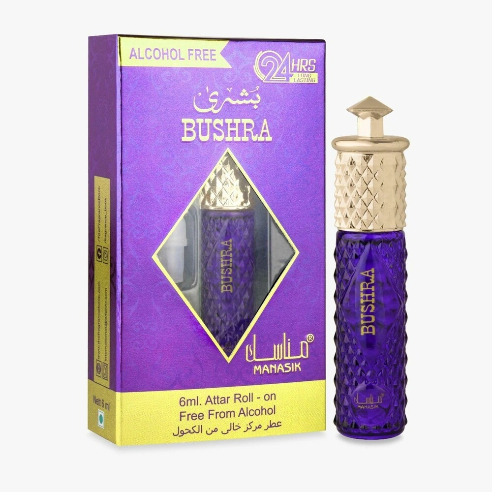 MANASIK Glacier, Bushra, Full And Dear Aqd Floral Attar (Pack Of 4)-2