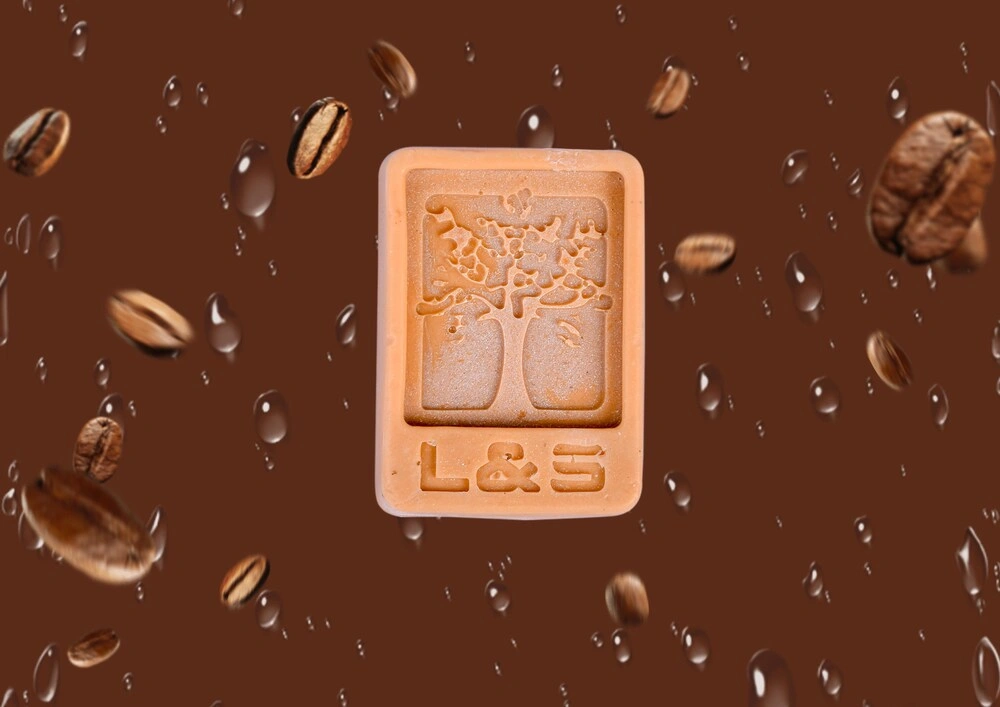 L&amp;S Lila Handmade Coffee Soap (Pack Of 4, 100 Grams)-5