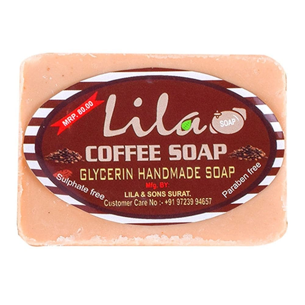 L&amp;S Lila Handmade Coffee Soap (Pack Of 4, 100 Grams)-RDPC101527