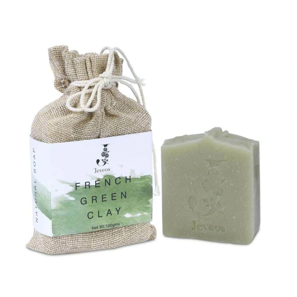 Jeveos French Green clay soap-RDPC101538