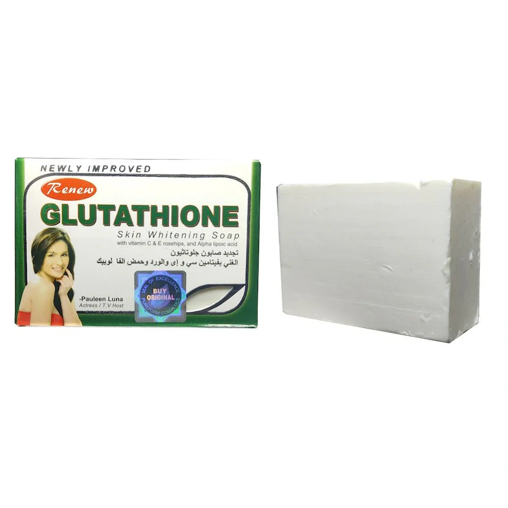 Queue Renew kojic Glutathione Papaya and Placenta moisturizing and Whitening soap pack of 7-1