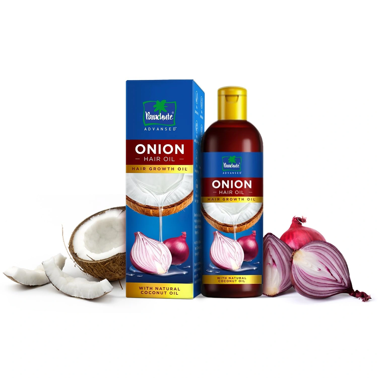 Parachute Advansed Onion Hair Oil for Hair Growth and Hair Fall Control with Natural Coconut Oil &amp; Vitamin E - 200ml-1