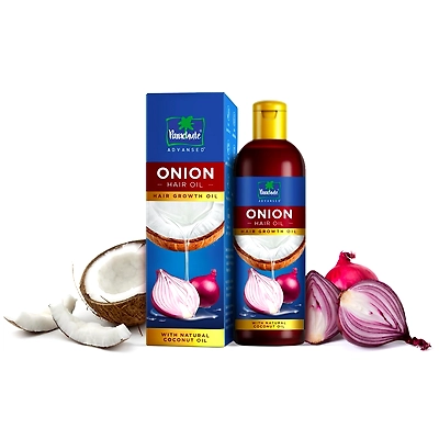 Parachute Advansed Onion Hair Oil for Hair Growth and Hair Fall Control with Natural Coconut Oil & Vitamin E - 200ml
