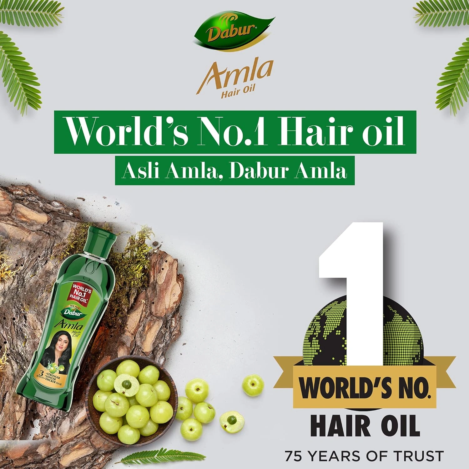 Dabur Amla Hair oil for Stronger, Longer and Thicker Hair -275ml-4