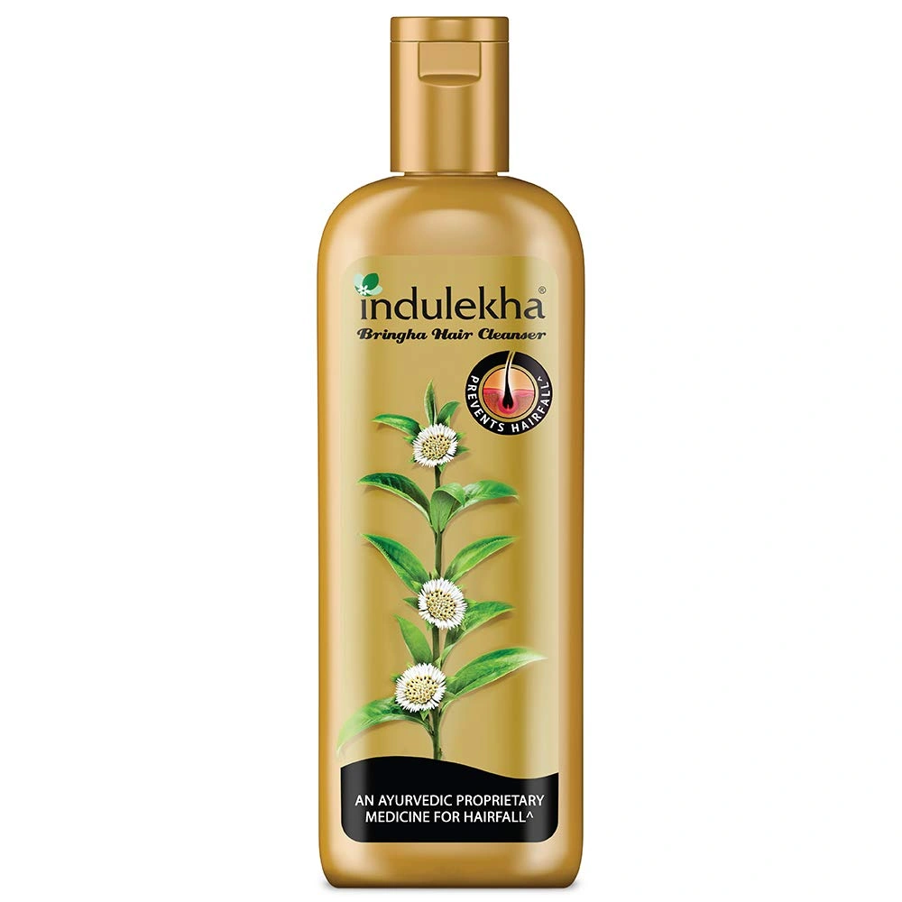 Indulekha Bhringa Hair Oil, 50ml &amp; Bringha Anti Hair Fall Hair Cleanser Shampoo, 340ml-5