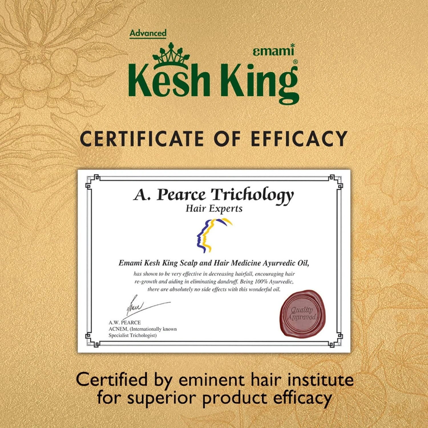 Kesh King Ayurvedic Anti Hairfall Hair Oil- 300 ml &amp; Emami Kesh King Damage Repair Shampoo- 600 ml-2