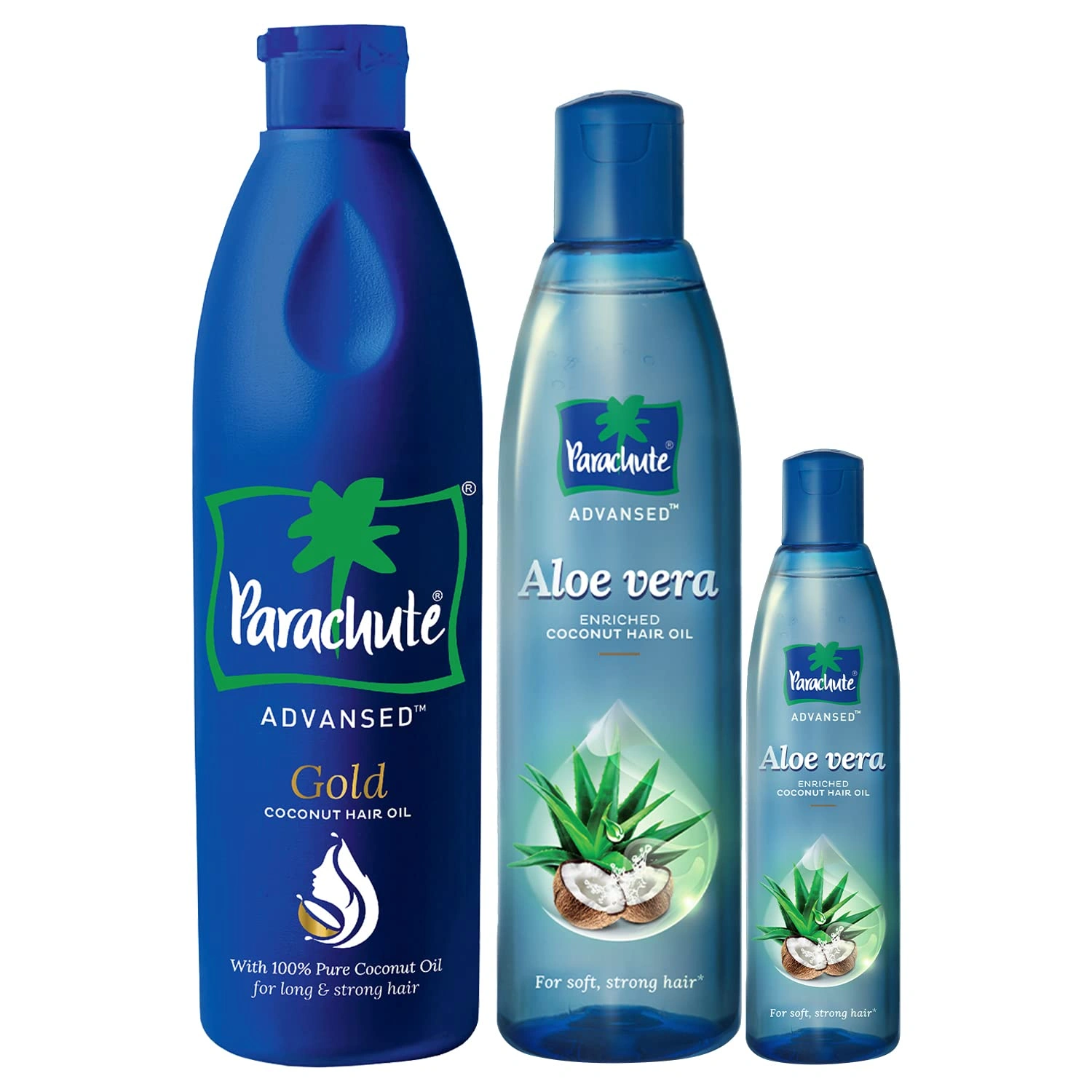 Parachute Advansed Gold Coconut Hair Oil, 400 ml And Parachute Advansed Aloe Vera Enriched Coconut Hair Oil, 250ml (Free 75ml)-RDPC101791