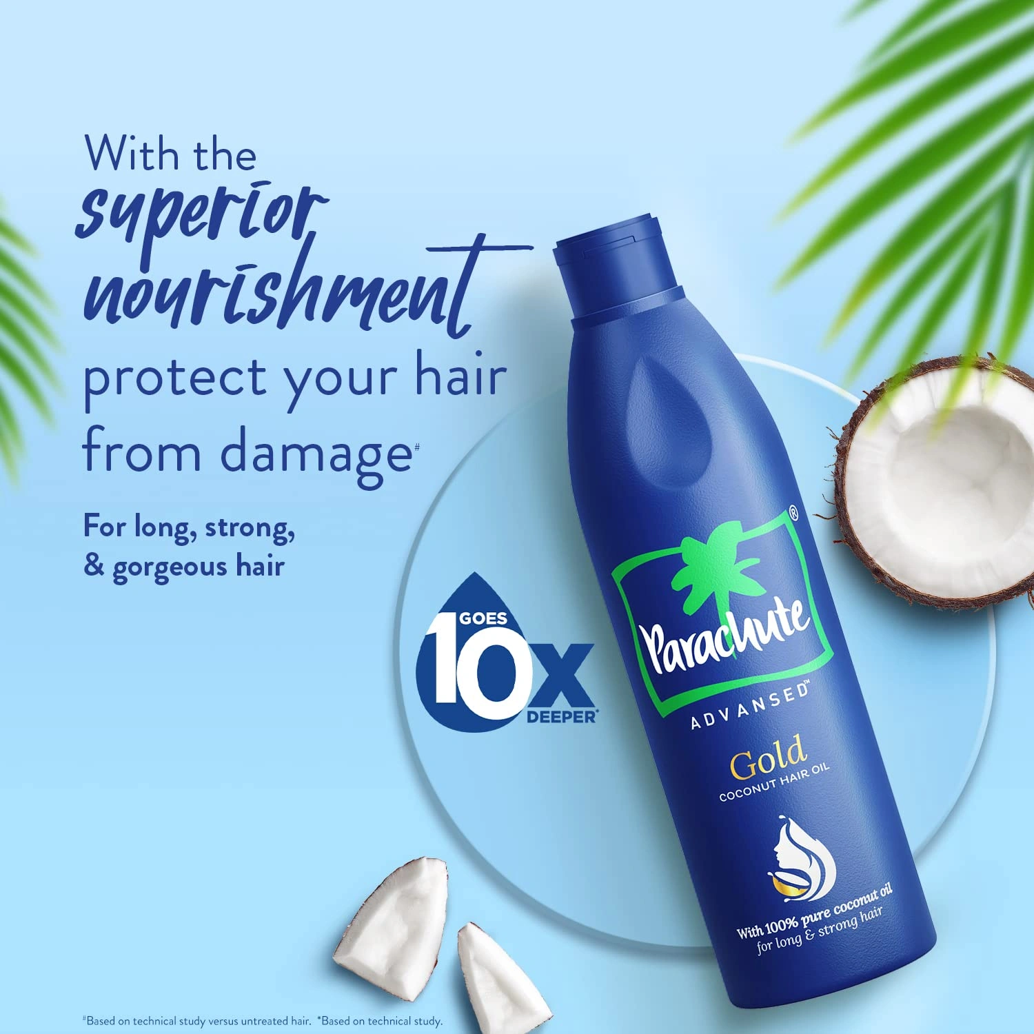 Parachute Advansed Gold Coconut Hair Oil, 400 ml And Parachute Advansed Aloe Vera Enriched Coconut Hair Oil, 250ml (Free 75ml)-1