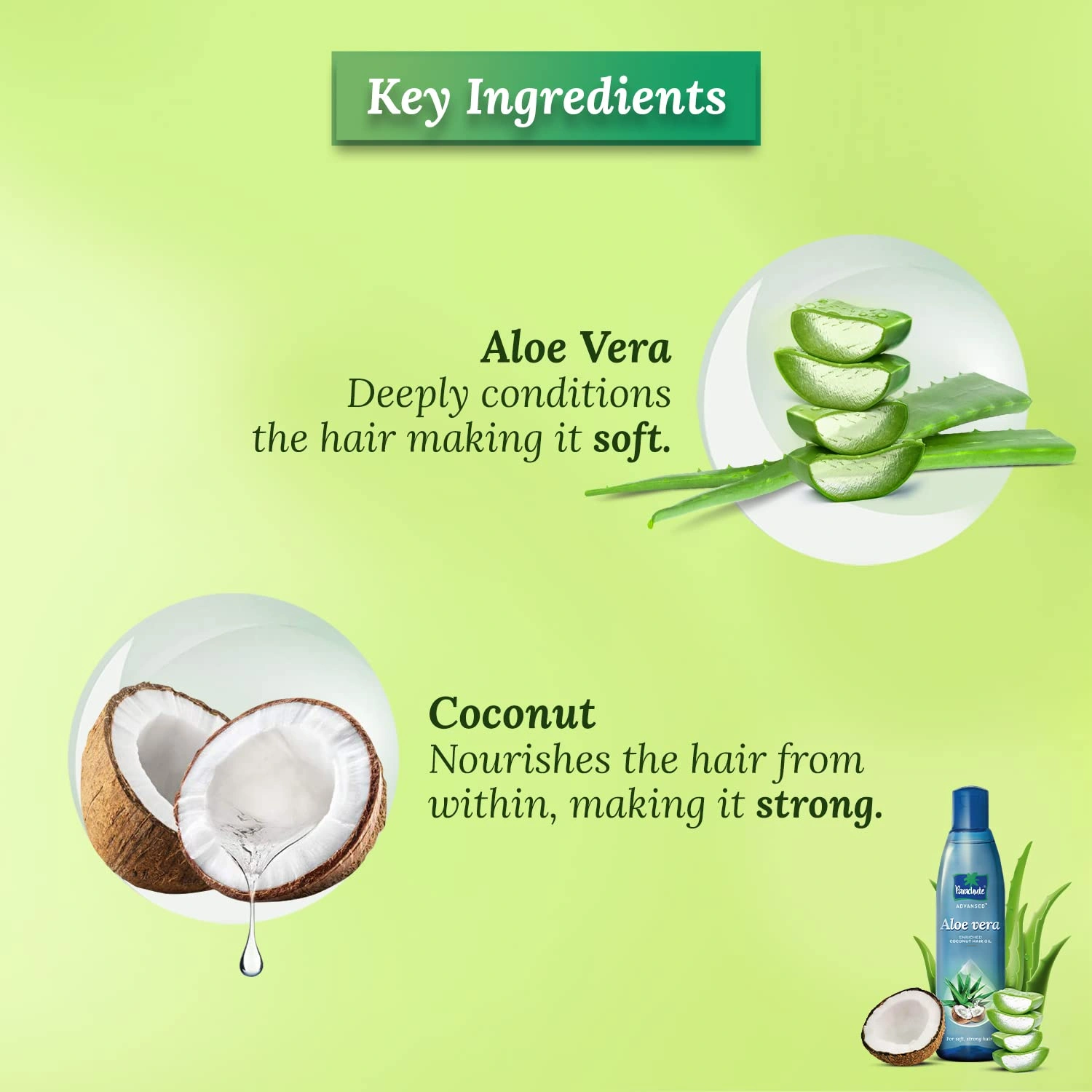 Parachute Advansed Aloe Vera Enriched Coconut Hair Oil, 250ml (Free 75ml) And Parachute Advansed Jasmine Coconut Hair Oil, 500ml-3